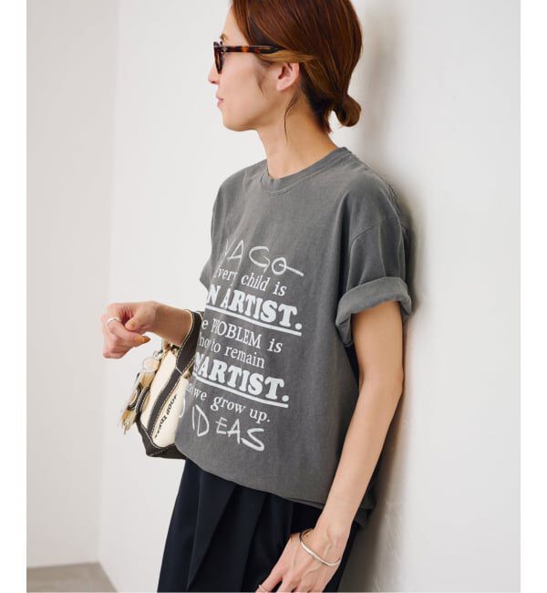 FRAMeWORK「YA GOOD IDEAS &times; KIBITZ HANDWKS MESSAGE TSHIRT」|Tシャツ・カットソー|