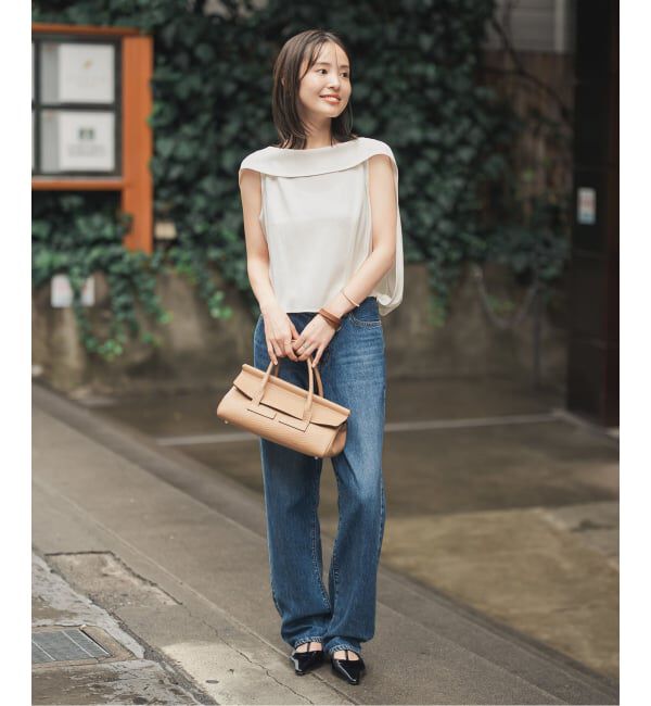 NOBLE「《WEB限定追加》【洗える】バルーンケープブラウス」|シャツ・ブラウス|