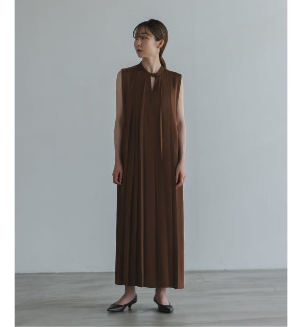 NOBLE「《追加》【洗える】ELENI/エルニ プリーツワンピース2」|ワンピース|