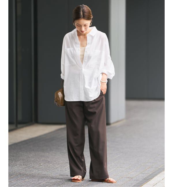 FRAMeWORK「シアーワイドシャツ」|シャツ・ブラウス|