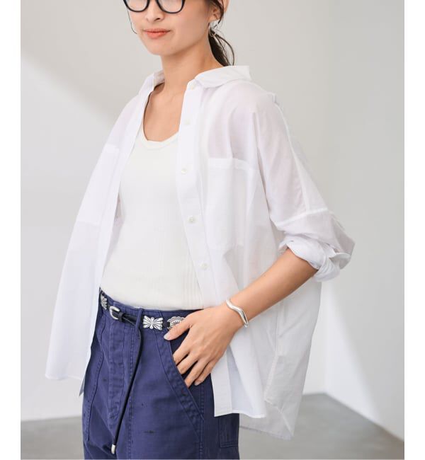FRAMeWORK「シアーワイドシャツ」|シャツ・ブラウス|