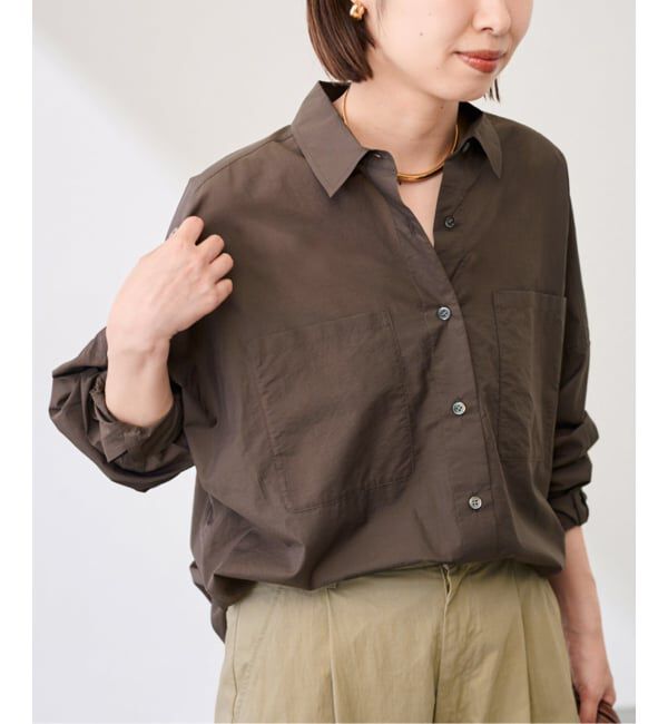 FRAMeWORK「シアーワイドシャツ」|シャツ・ブラウス|