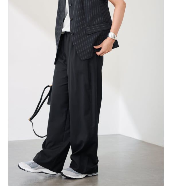 FRAMeWORK「LOEFF/ロエフ W TORO HRM パンツ」|スラックス|