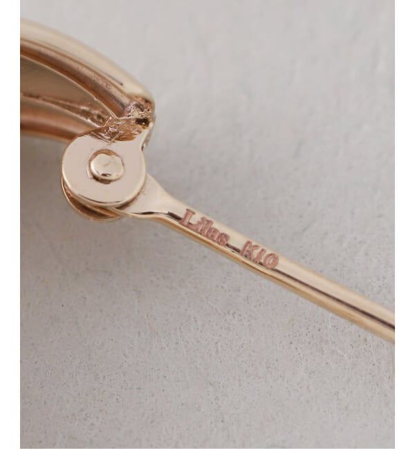 Lilas by Spick&Span「3ラインフープピアス K10（両耳）」|ピアス|