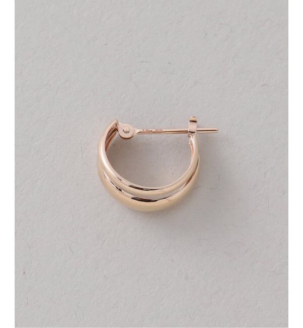 Lilas by Spick&Span「3ラインフープピアス K10（両耳）」|ピアス|