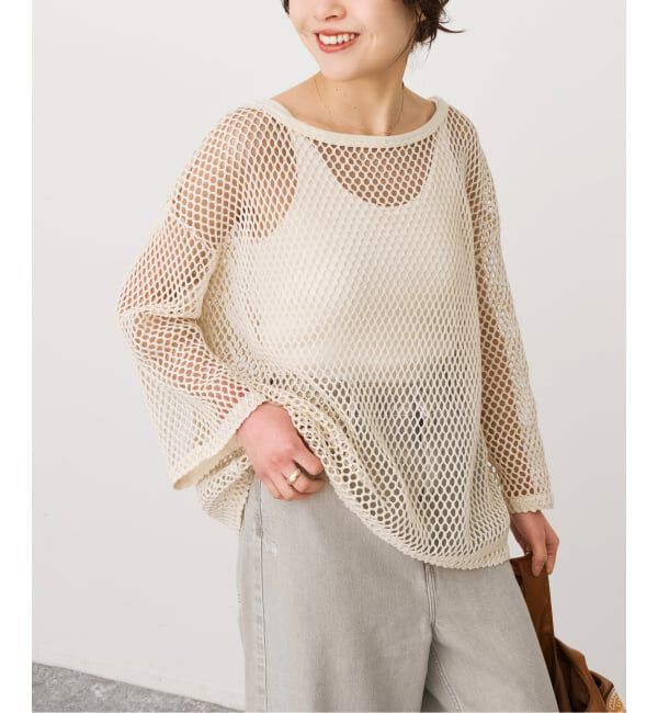 Spick and Span「ACASAM / アカサム メッシュプルオーバー」|Tシャツ・カットソー|