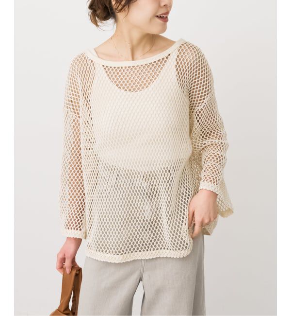 Spick and Span「ACASAM / アカサム メッシュプルオーバー」|Tシャツ・カットソー|