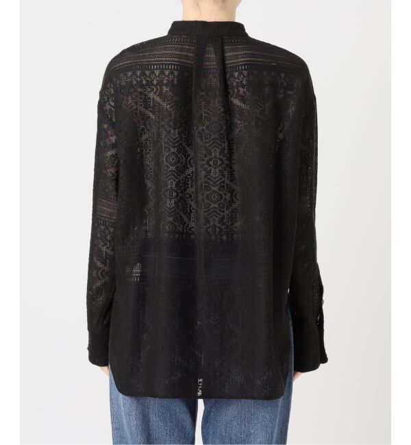 Spick and Span「スタンドカラーレースシャツ」|シャツ・ブラウス|