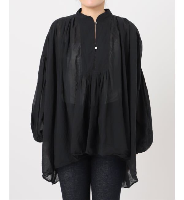 FRAMeWORK「≪一部店舗+WEB限定 / 追加予約≫コットンシフォンタックブラウス」|シャツ・ブラウス|