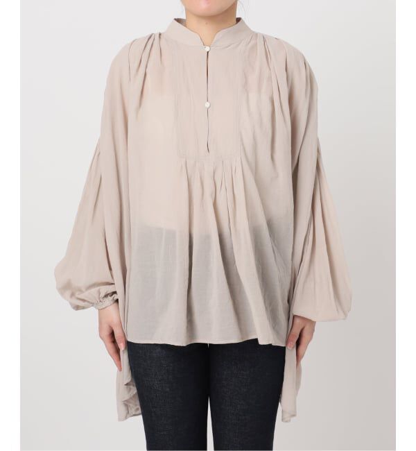 FRAMeWORK「≪一部店舗+WEB限定 / 追加予約≫コットンシフォンタックブラウス」|シャツ・ブラウス|