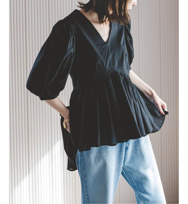 NOBLE「《WEB・虎ノ門限定追加予約》MARIHA/マリハ ラストダンスのブラウス」|シャツ・ブラウス|