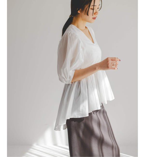NOBLE「《WEB・虎ノ門限定追加予約》MARIHA/マリハ ラストダンスのブラウス」|シャツ・ブラウス|