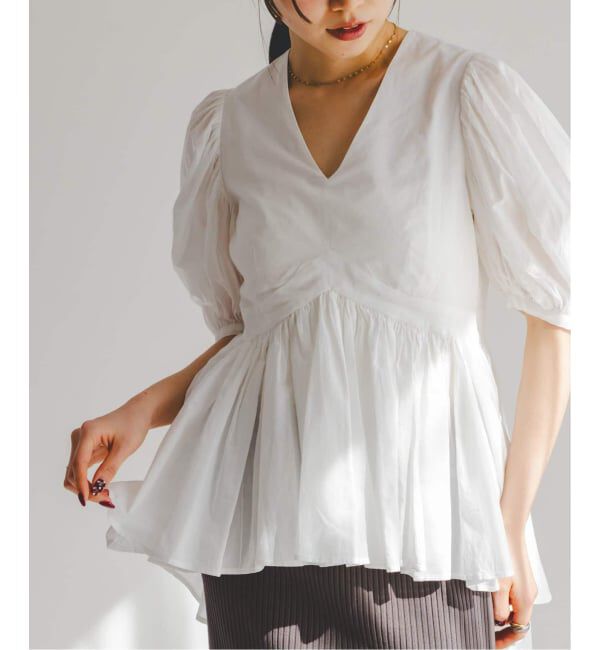 NOBLE「《WEB・虎ノ門限定追加予約》MARIHA/マリハ ラストダンスのブラウス」|シャツ・ブラウス|