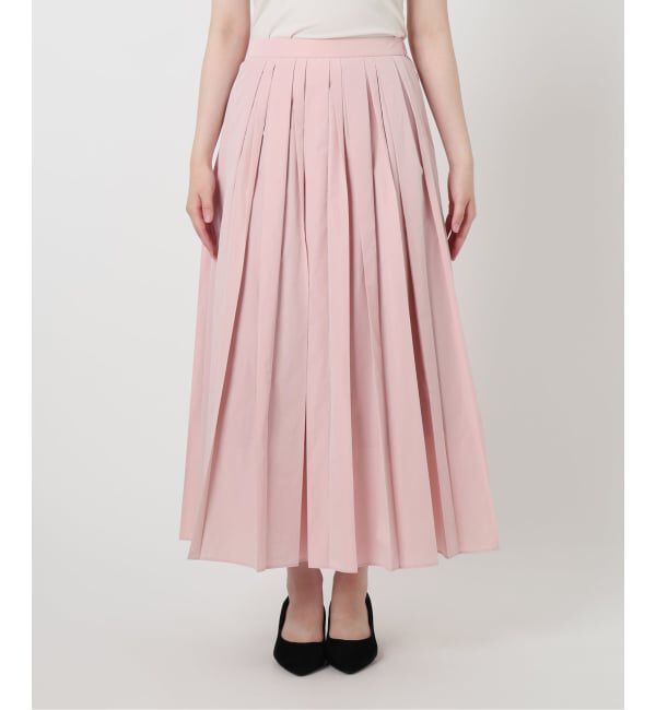  「【洗える】タフタプリーツスカート」|スカート|