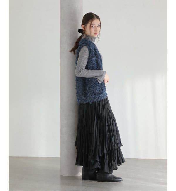  「【洗える】フェザーベスト」|ベスト・ジレ|