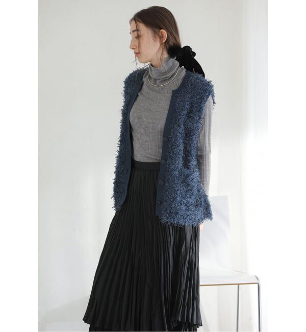  「【洗える】フェザーベスト」|ベスト・ジレ|