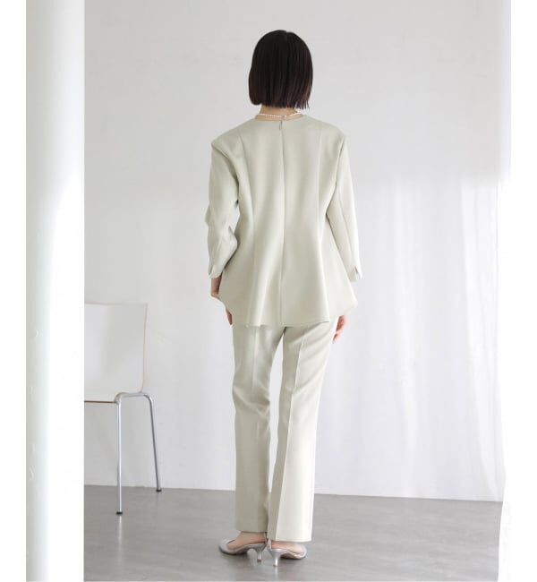  「ベルト金具パンツ」|スラックス|