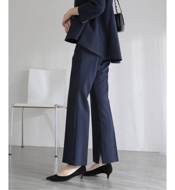  「ベルト金具パンツ」|スラックス|