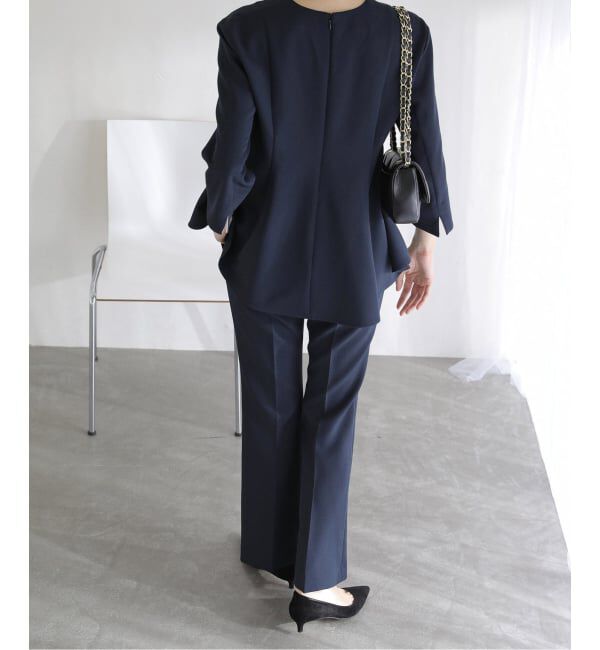  「ベルト金具パンツ」|スラックス|