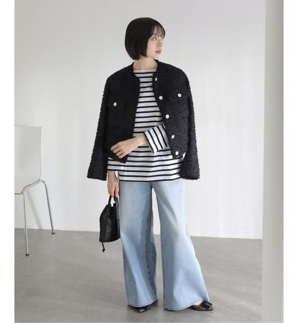  「【洗える】LE MINOR/ルミノア 別注ボーダープルオーバー」|Tシャツ・カットソー|