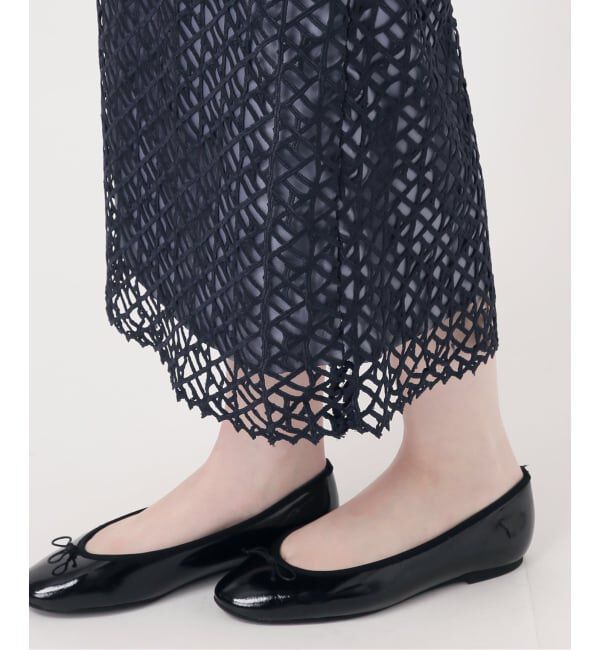  「【洗える】ラティスレーススカート」|スカート|