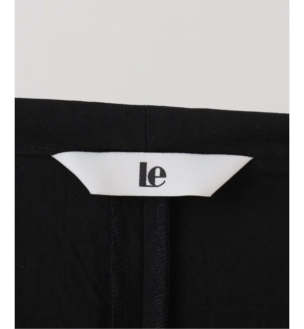  「le / ル サイドドロストリングワイドパンツ」|スラックス|