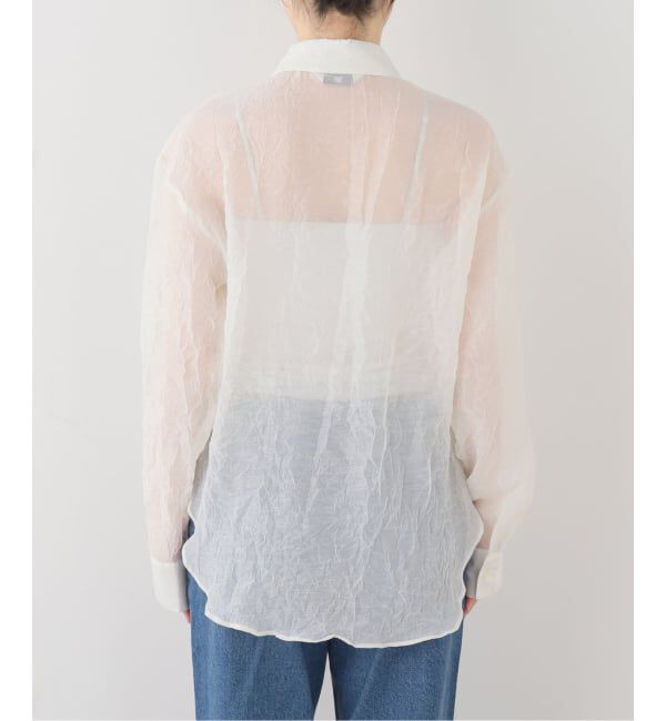  「【洗える】le / ル クリンクル シアーシャツ」|シャツ・ブラウス|