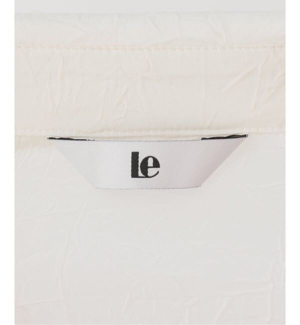  「【洗える】le / ル クリンクル シアーシャツ」|シャツ・ブラウス|