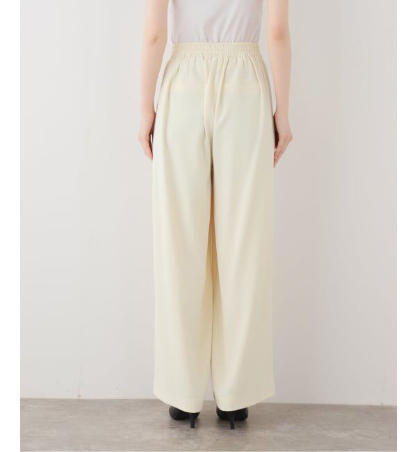  「【洗える】ツータックストレートパンツ」|スラックス|