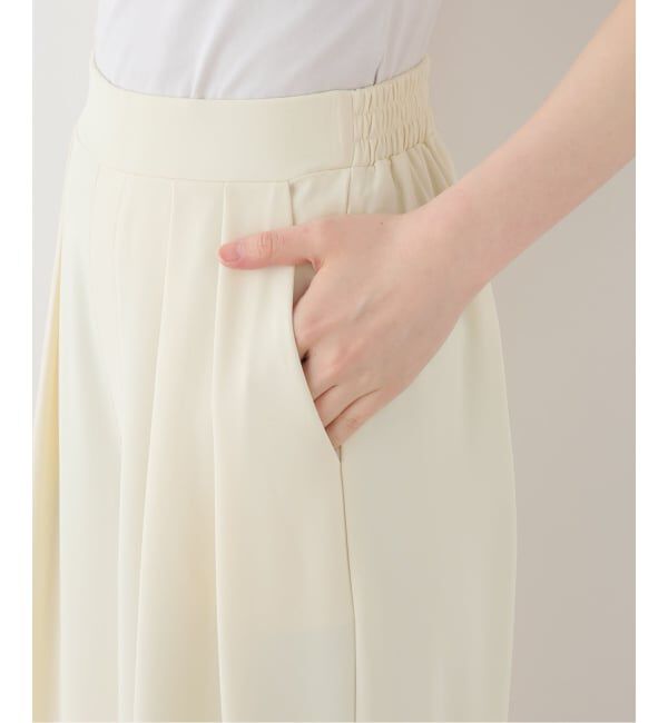  「【洗える】ツータックストレートパンツ」|スラックス|