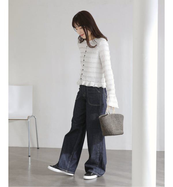  「≪追加≫【洗える】Mewl / ミュール ミニフリル2WAYカーデ」|カーディガン|