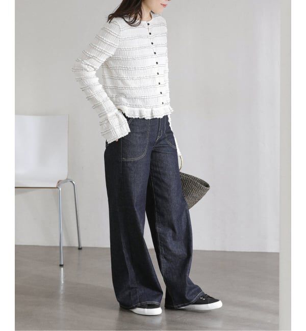  「≪追加≫【洗える】Mewl / ミュール ミニフリル2WAYカーデ」|カーディガン|