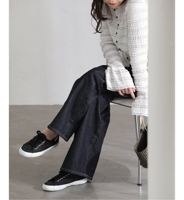  「≪追加≫【洗える】Mewl / ミュール ミニフリル2WAYカーデ」|カーディガン|