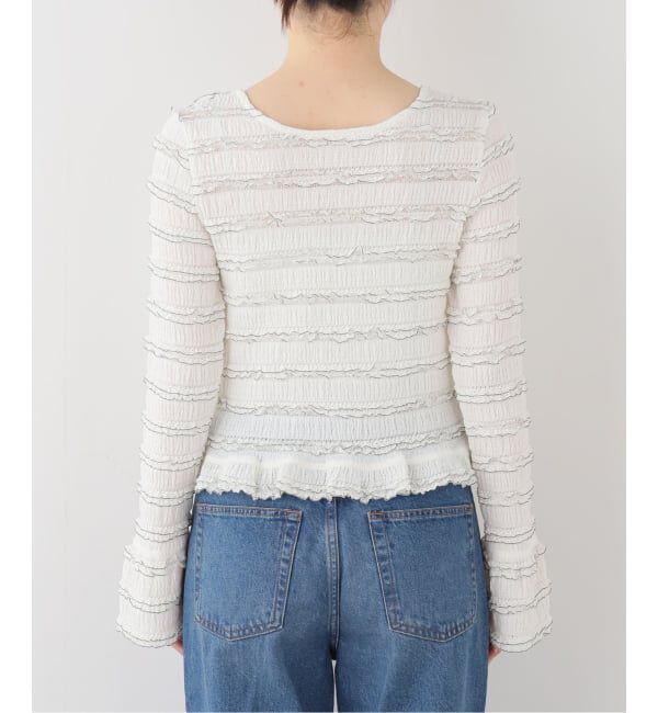  「≪追加≫【洗える】Mewl / ミュール ミニフリル2WAYカーデ」|カーディガン|