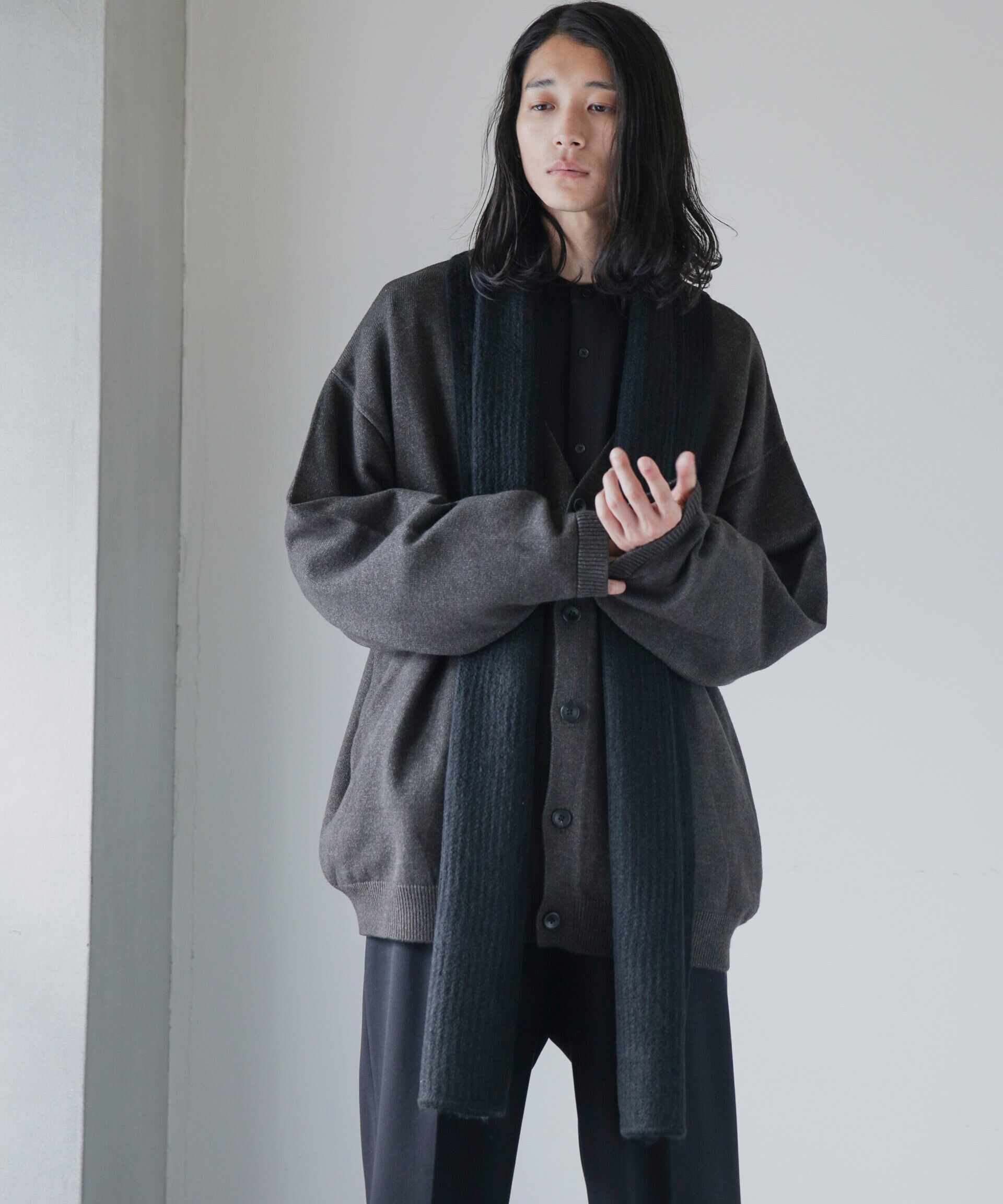 nano･universe「WEB限定 モヘヤライクワイドストール」|マフラー|