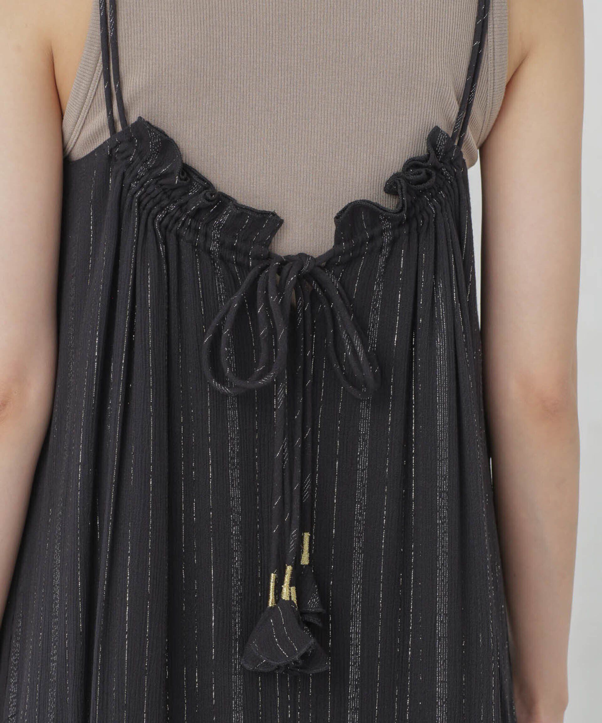 nano･universe「インドラメストライプキャミワンピース」|ワンピース|