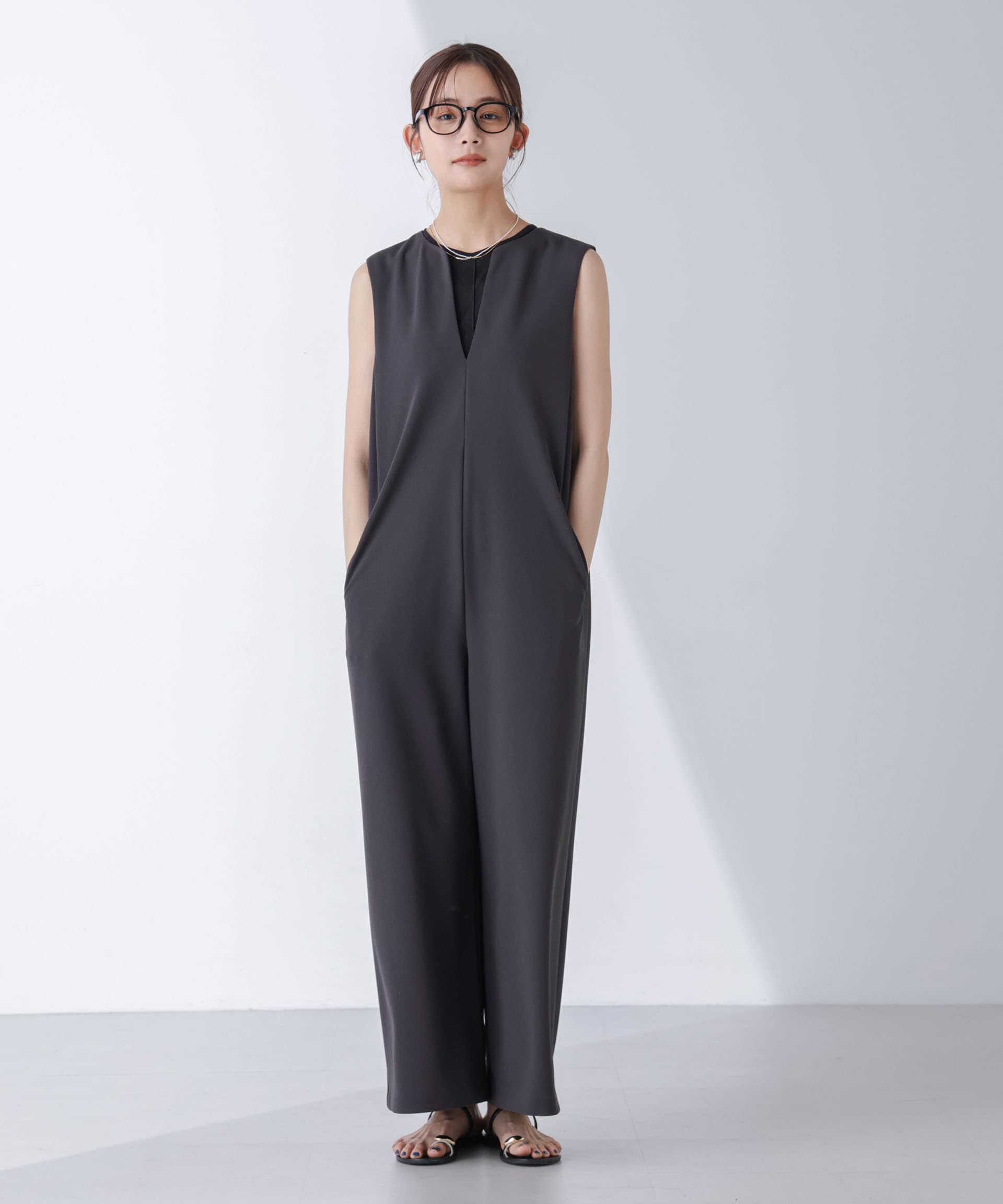 nano･universe「AtPARK＆DAILYWEAR/カットジョーゼットサロペ」|ワンピース|