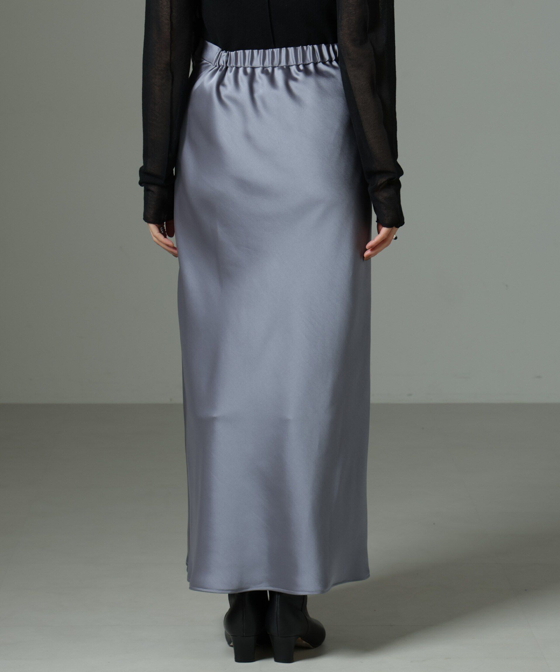 nano･universe「ヘヴィーサテンスカート」|スカート|