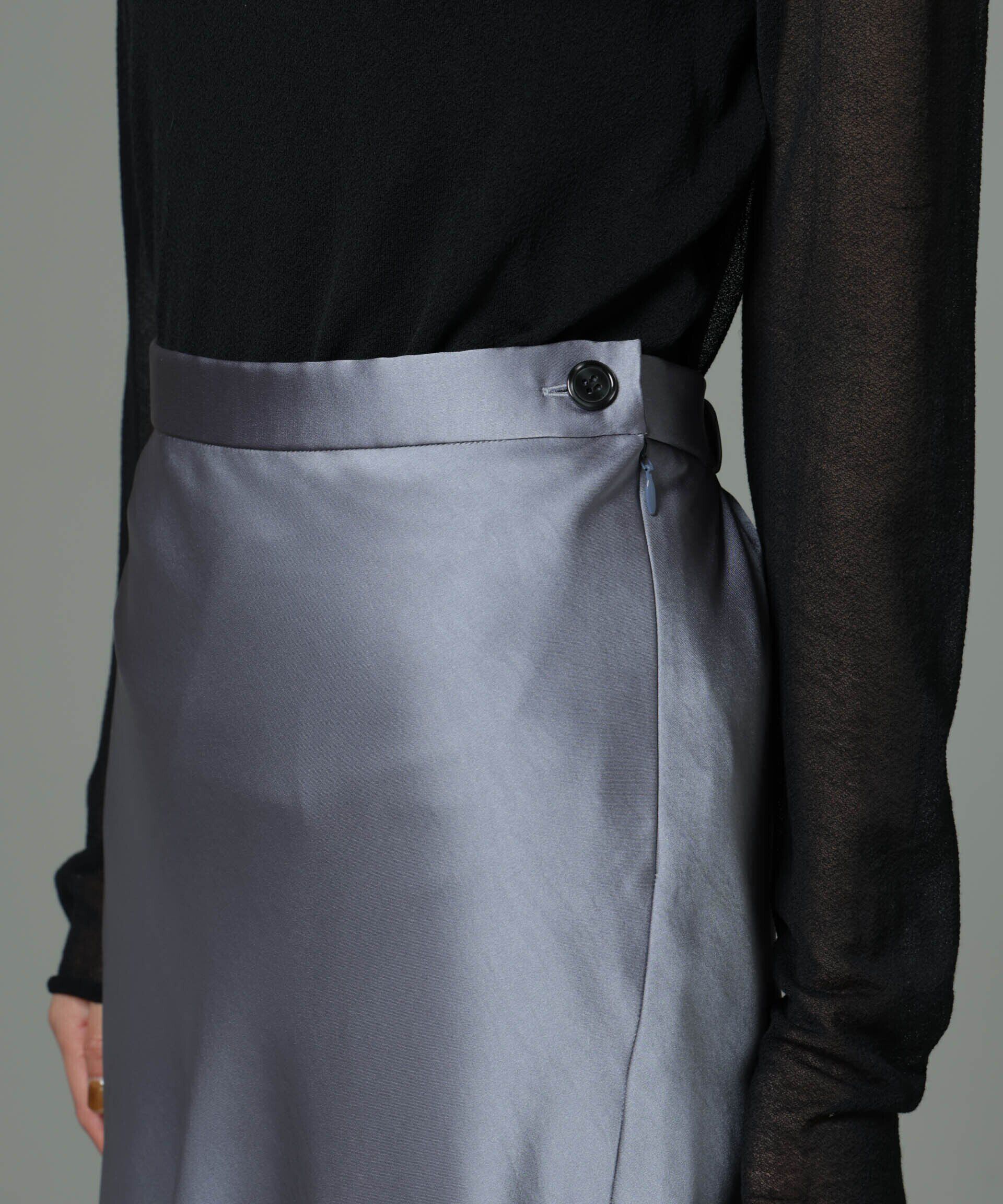 nano･universe「ヘヴィーサテンスカート」|スカート|