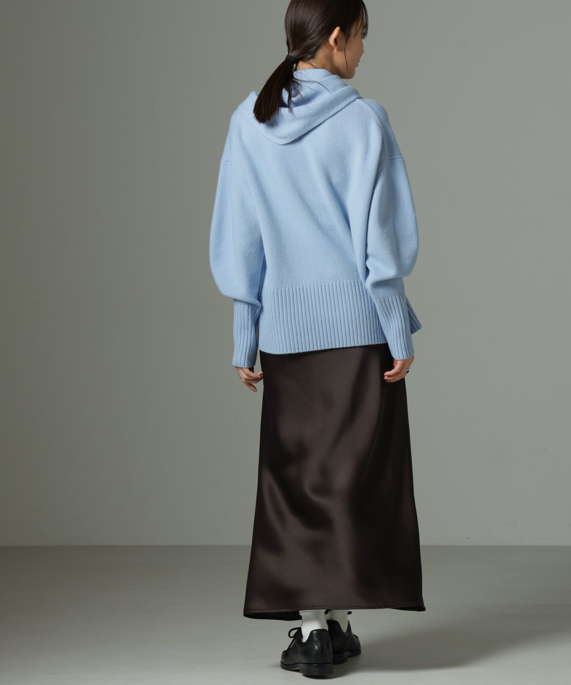 nano･universe「ヘヴィーサテンスカート」|スカート|