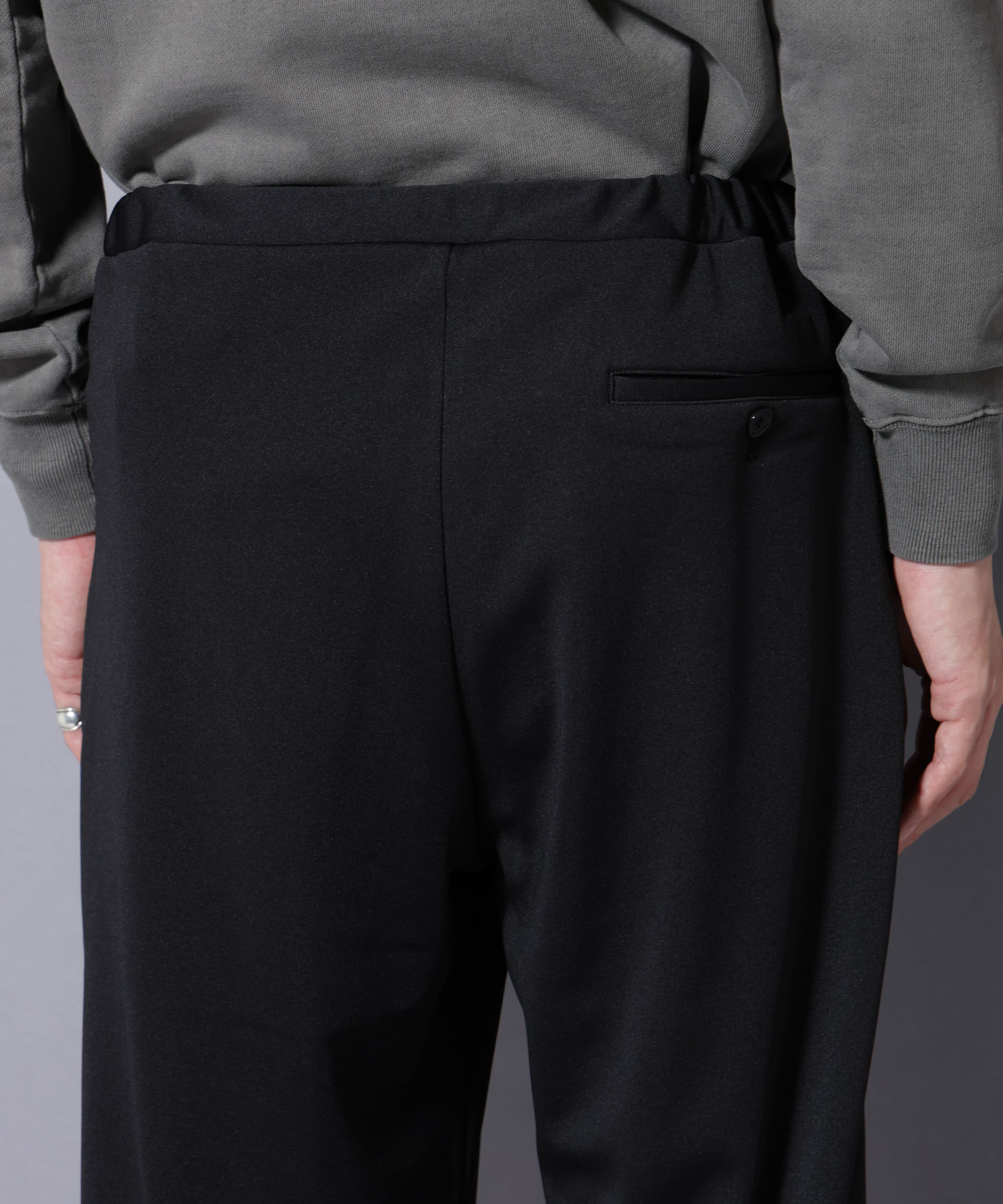 nano･universe「｢MC｣coveross(R) フリースボンディングワイドパンツ」|チノ|