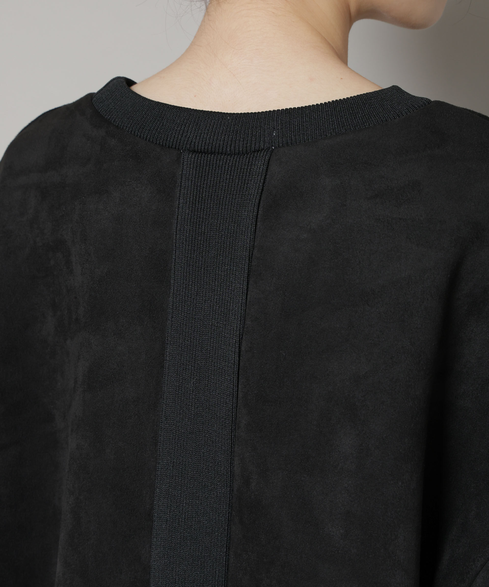 nano･universe「カットスエードサイドスリットワイドプルオーバー(セットアップ可)」|Tシャツ・カットソー|