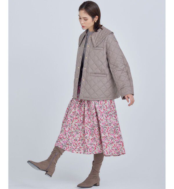 組曲「ニュアージュフラワープリント スカート」|スカート|