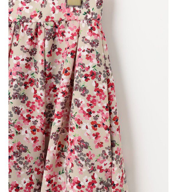 組曲「ニュアージュフラワープリント スカート」|スカート|