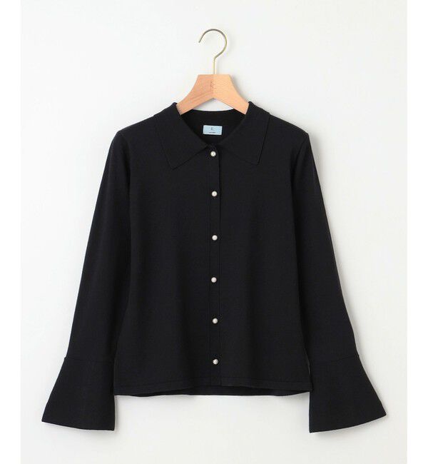 組曲「フレアスリーブニットポロ」|ニット・セーター|