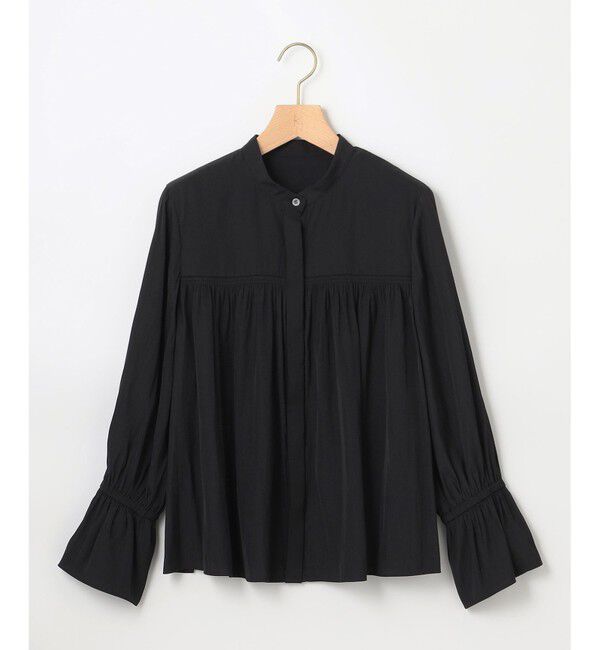 組曲「【WEB限定】ギャザーライトデシン ブラウス」|シャツ・ブラウス|