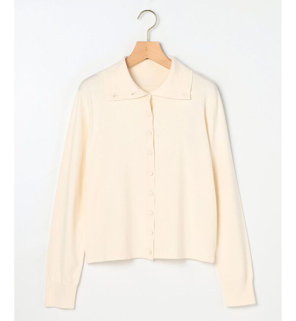 組曲「【前後着用可 / 加藤ローサさん着用】スムースストレッチタートル ニット」|カーディガン|