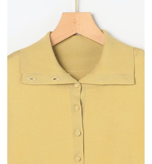 組曲「【前後着用可 / 加藤ローサさん着用】スムースストレッチタートル ニット」|カーディガン|