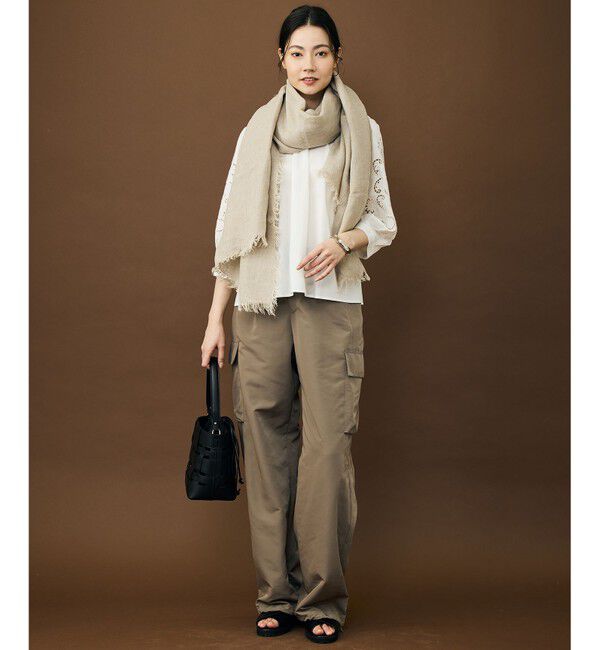 自由区「【SHIHOさん着用】エンブロイダリーブロードパフスリーブ ブラウス」|シャツ・ブラウス|