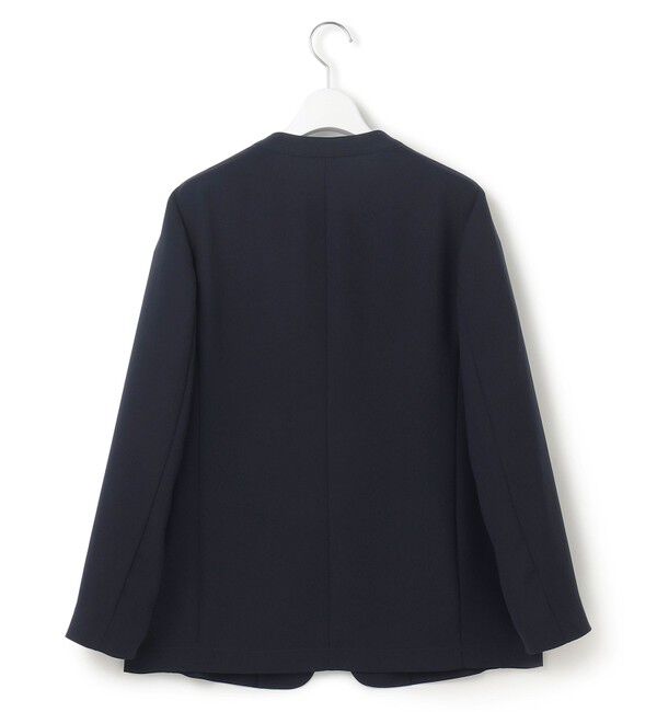 23区「【洗える/吸水速乾/UVカット/接触冷感】ストレッチジョーゼット ノーカラー ジャケット」|ノーカラージャケット|